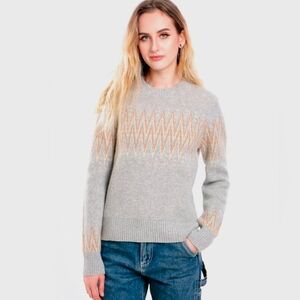 Patagonia Women's Recycled Wool Crewneck Sweater XL in Heather Grey